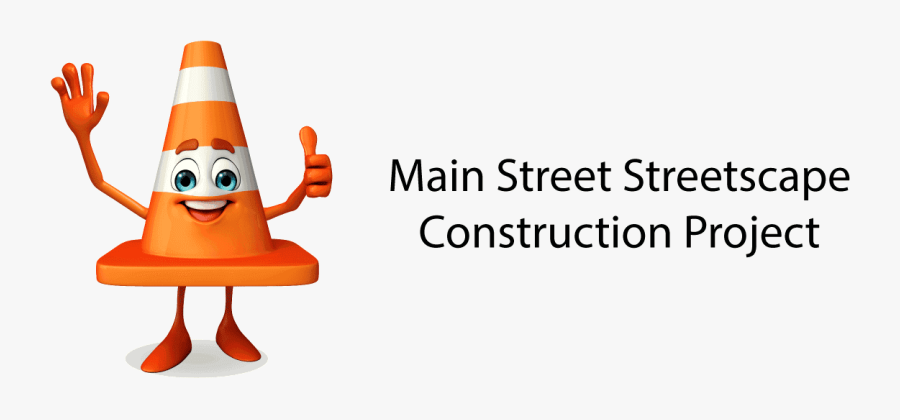Cone Clipart Parking Lot Construction - Drawing, Transparent Clipart