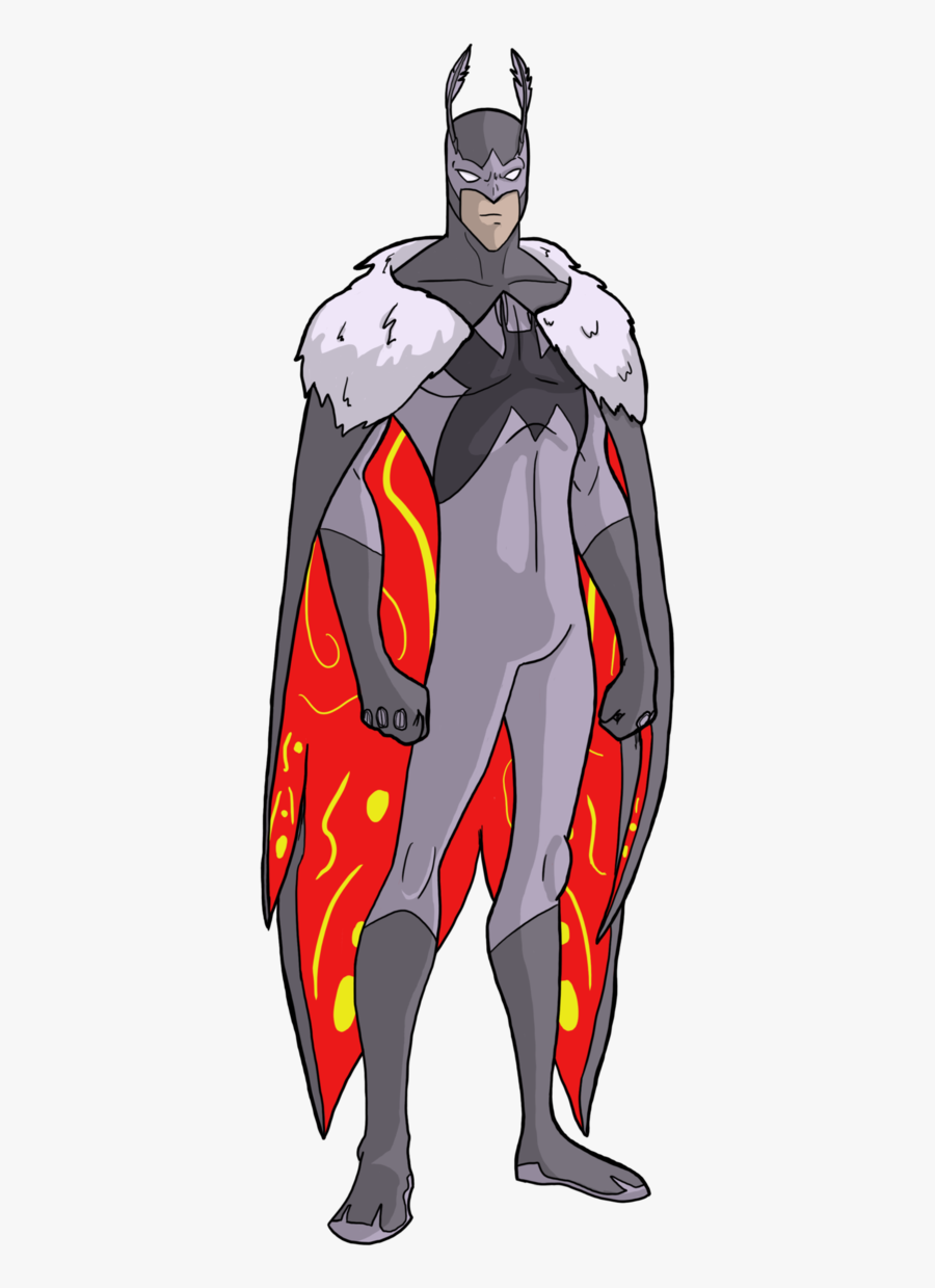 Transparent Manly Clipart - Mothman Superhero, Transparent Clipart