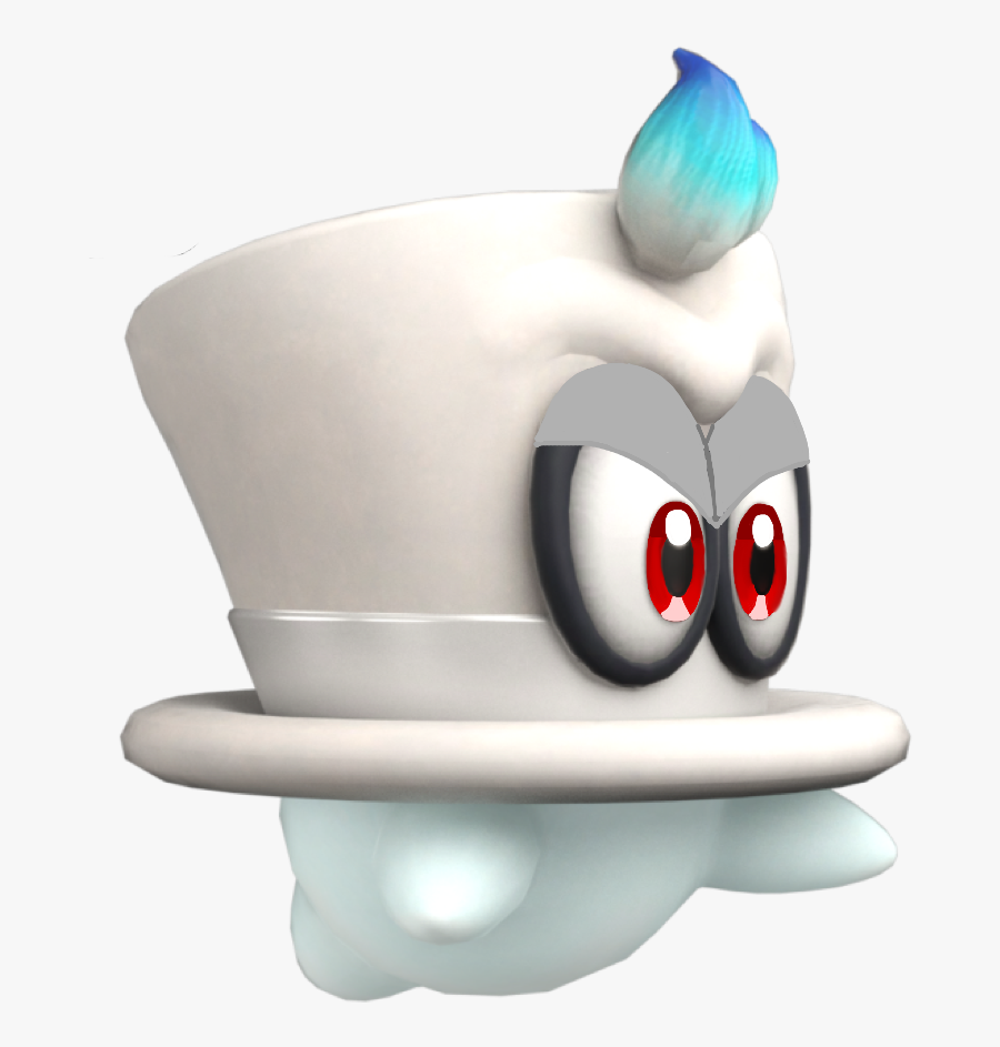 Transparent Evil Red Eyes Png - Evil Cappy Mario, Transparent Clipart