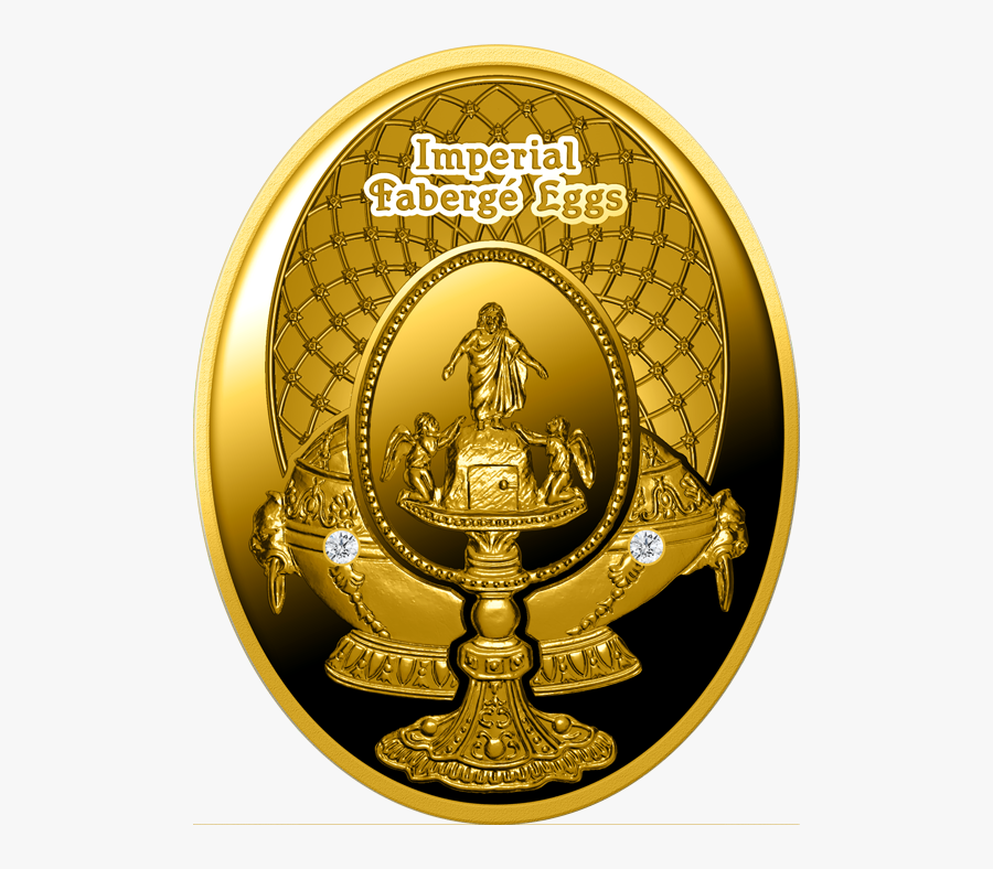Resurrection Egg Gold Coin In Wooden Case - Emblem, Transparent Clipart