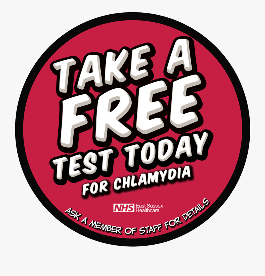 Chlamydia Test Free Poster, Transparent Clipart