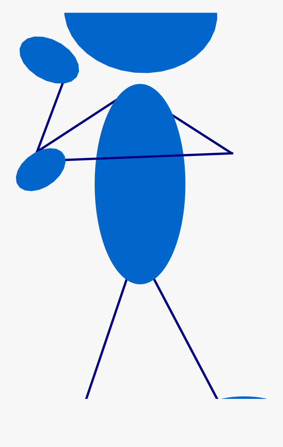 Free Blueman - Person Thinking Clip Art, Transparent Clipart