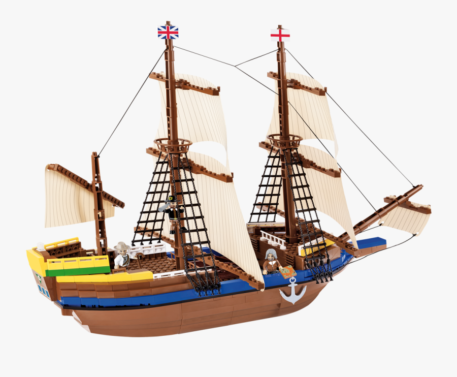 Mayflower Ii Plymouth Pilgrims Ship - Cobi Smithsonian The Mayflower, Transparent Clipart