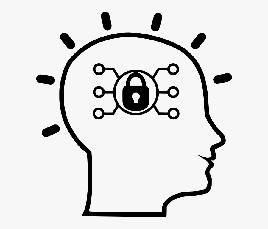 Cybersecurity Is Everyone"s Responsibility - Brain In Head Clipart, Transparent Clipart