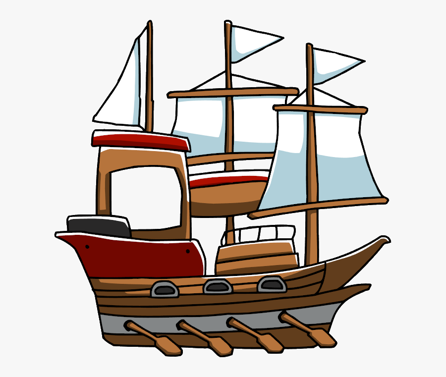 Galley - Scribblenauts Ship, Transparent Clipart