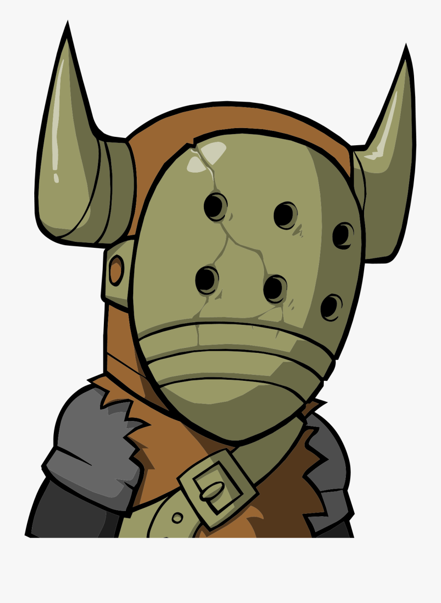 Castle Crashers Green Barbarian - Castle Crashers Steam Avatar, Transparent Clipart