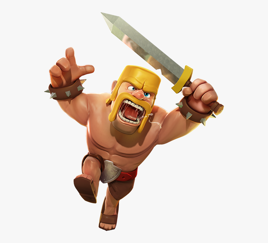Transparent Barbarians Clipart - Clash Of Clans Png, Transparent Clipart