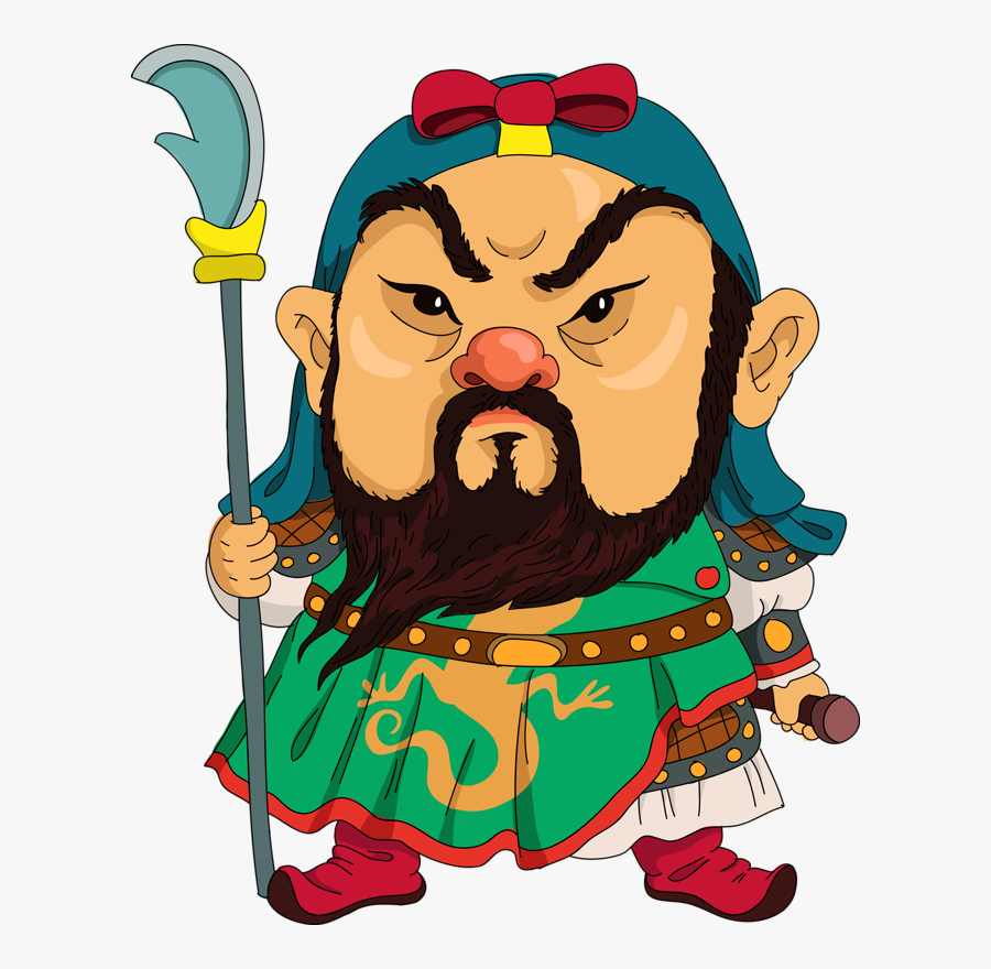 Q 版 關公, Transparent Clipart