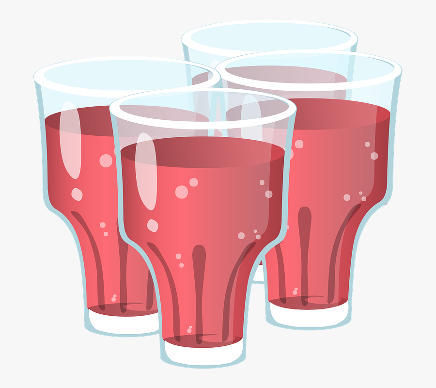 Glasses Juice Clipart, Transparent Clipart