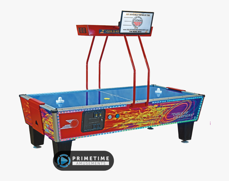 Gold Flare Premium Air Hockey By Gold Standard Games - Air Hockey, Transparent Clipart