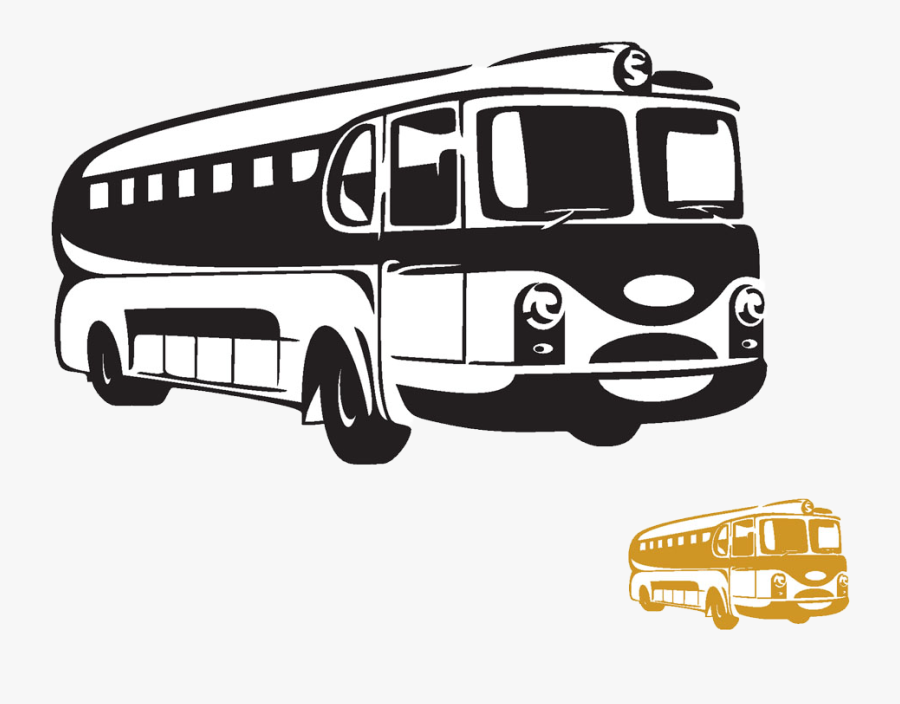 Transparent Public Transportation Clipart - Bus Png Vintage, Transparent Clipart
