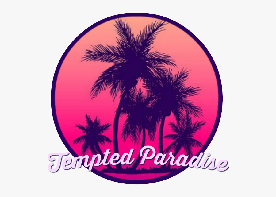 Transparent Open Palm Png - Parrot And Palm Trees Outline, Transparent Clipart