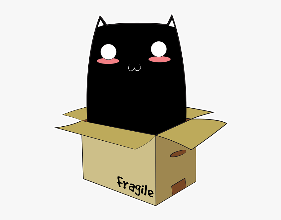 Click And Drag To Re-position The Image, If Desired - Черный Кот В Коробке, Transparent Clipart