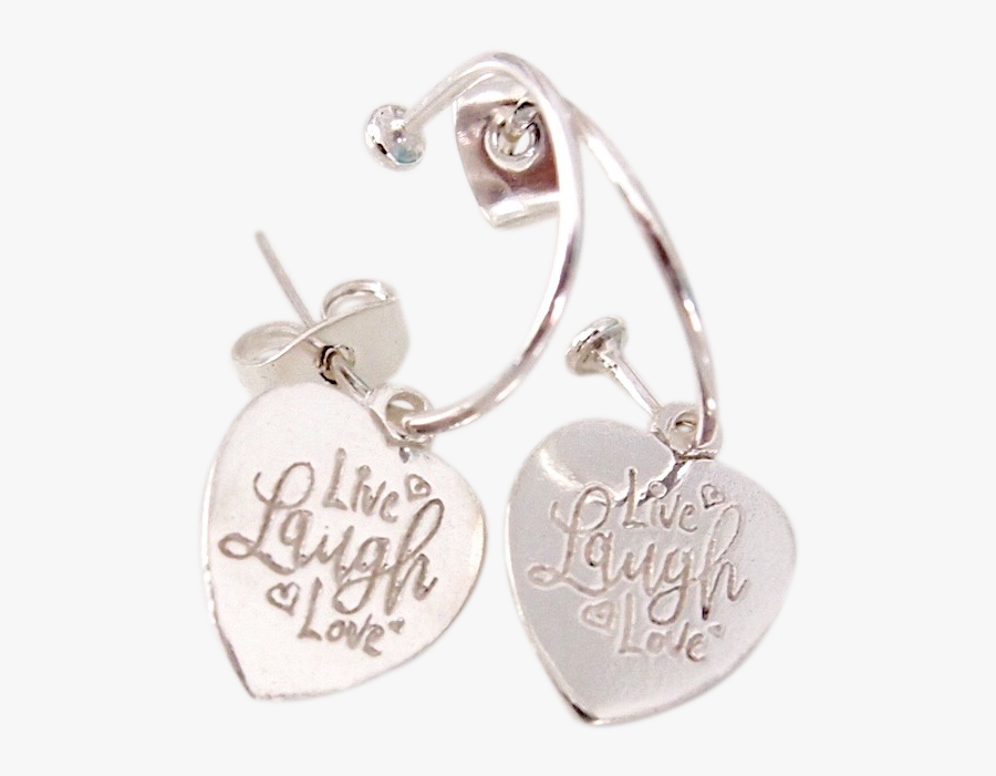 Transparent Live Laugh Love Png - Joy Jewellery Oorbelle, Transparent Clipart