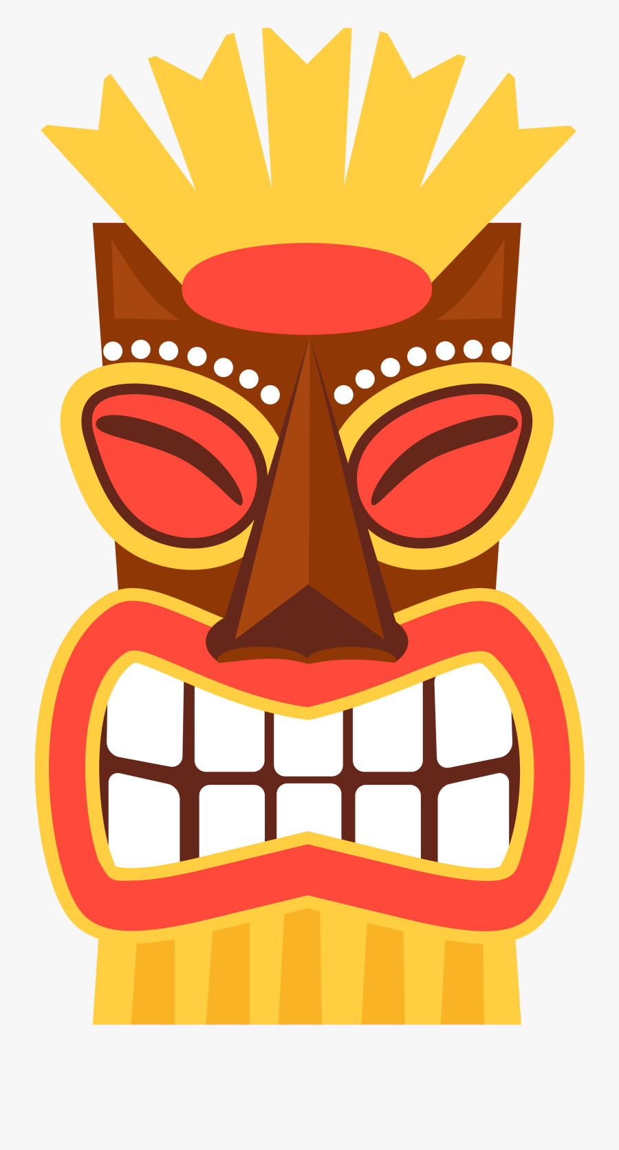 Tiki Clip Art Freebie - Silhouette Tiki Svg, Transparent Clipart