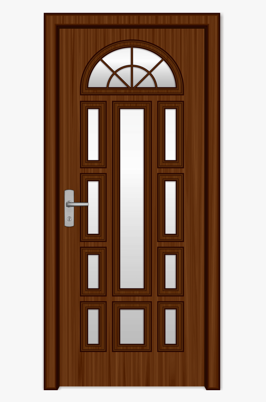 Wood Door Png, Transparent Clipart