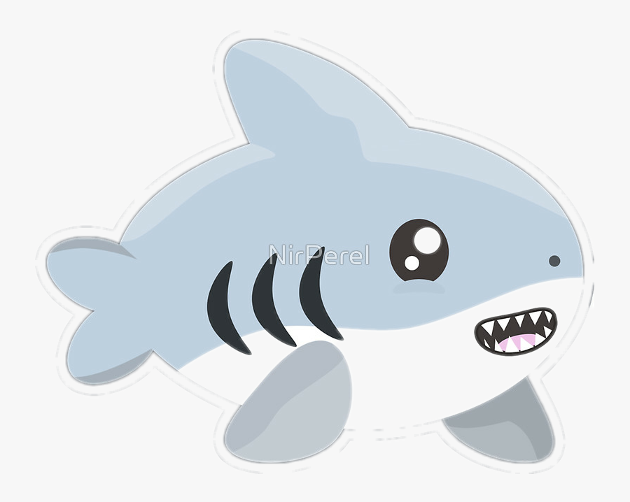 #tiburon #kawaii - Kawaii Sharks, Transparent Clipart