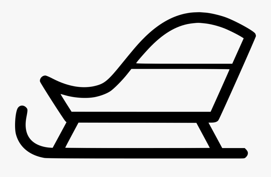 Snow Sled - Rocking Chair, Transparent Clipart