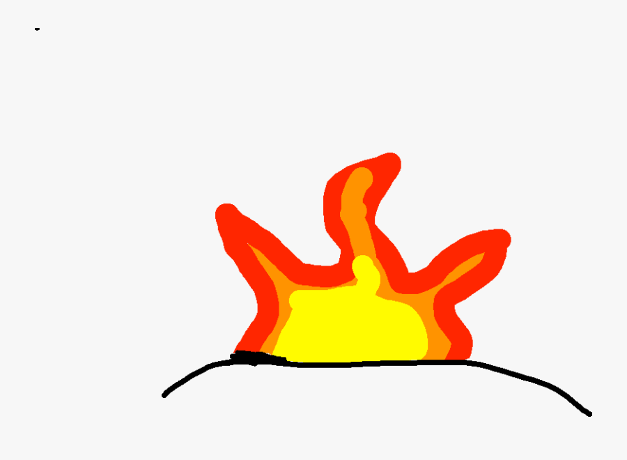 Transparent Flame Drawing Png, Transparent Clipart