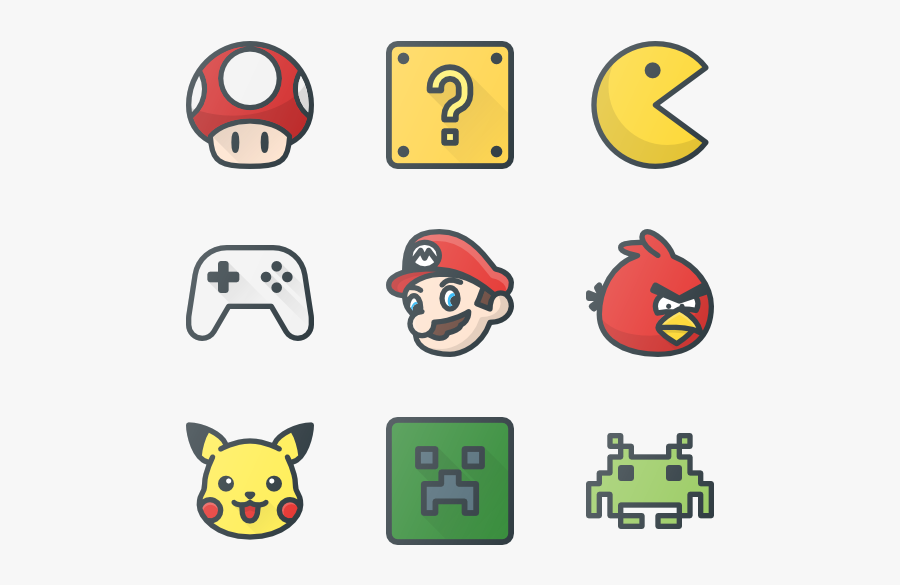 Video Games Icons Png, Transparent Clipart