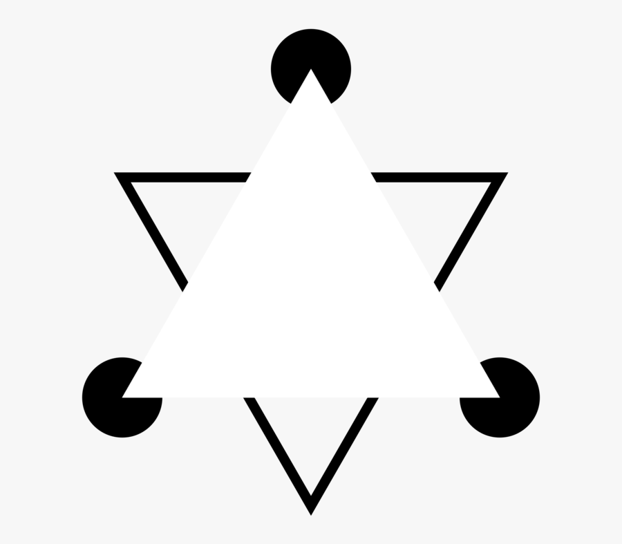 Heart,silhouette,angle - Black Triangle Optical Illusion, Transparent Clipart