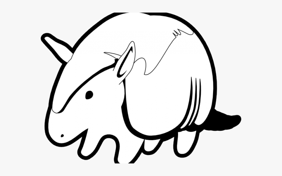 Line Art Clipart Illustrator - Imagens De Tatu Png, Transparent Clipart