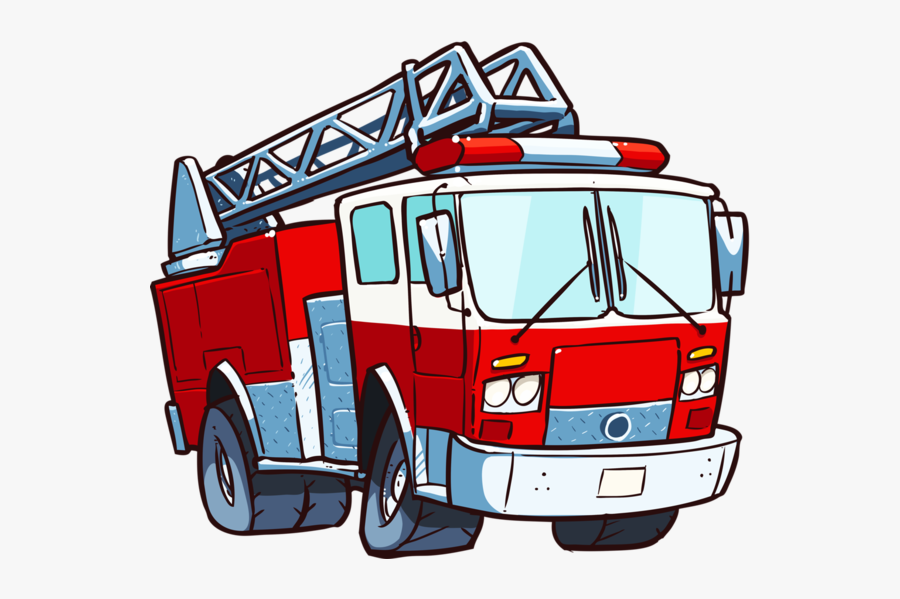 Fire Engine Firefighter Fire Department Car - Vector Firefighter Car, Transparent Clipart