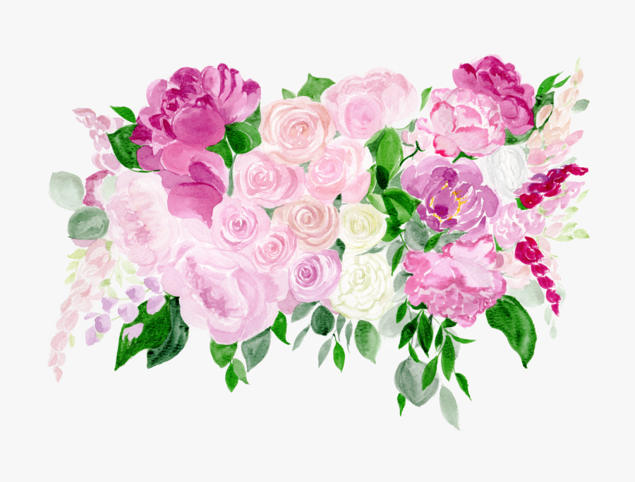 Transparent Wedding Bouquet Png - Hybrid Tea Rose, Transparent Clipart