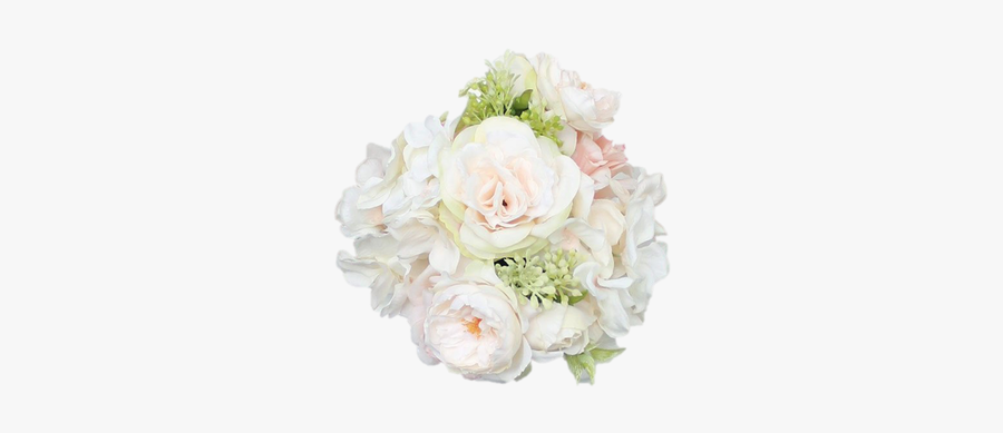 Clip Art Silk In Cream Coral - Garden Roses, Transparent Clipart