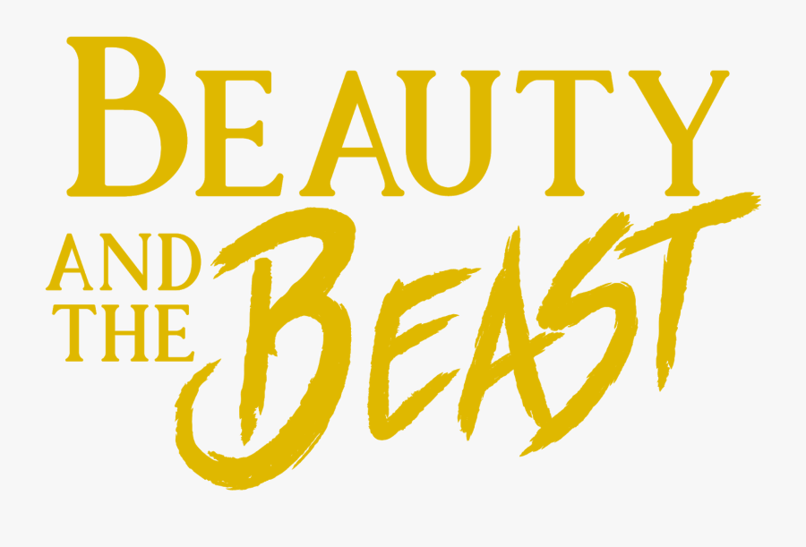 Transparent Beauty And The Beast Png - Beauty And The Beast Calligraphy, Transparent Clipart