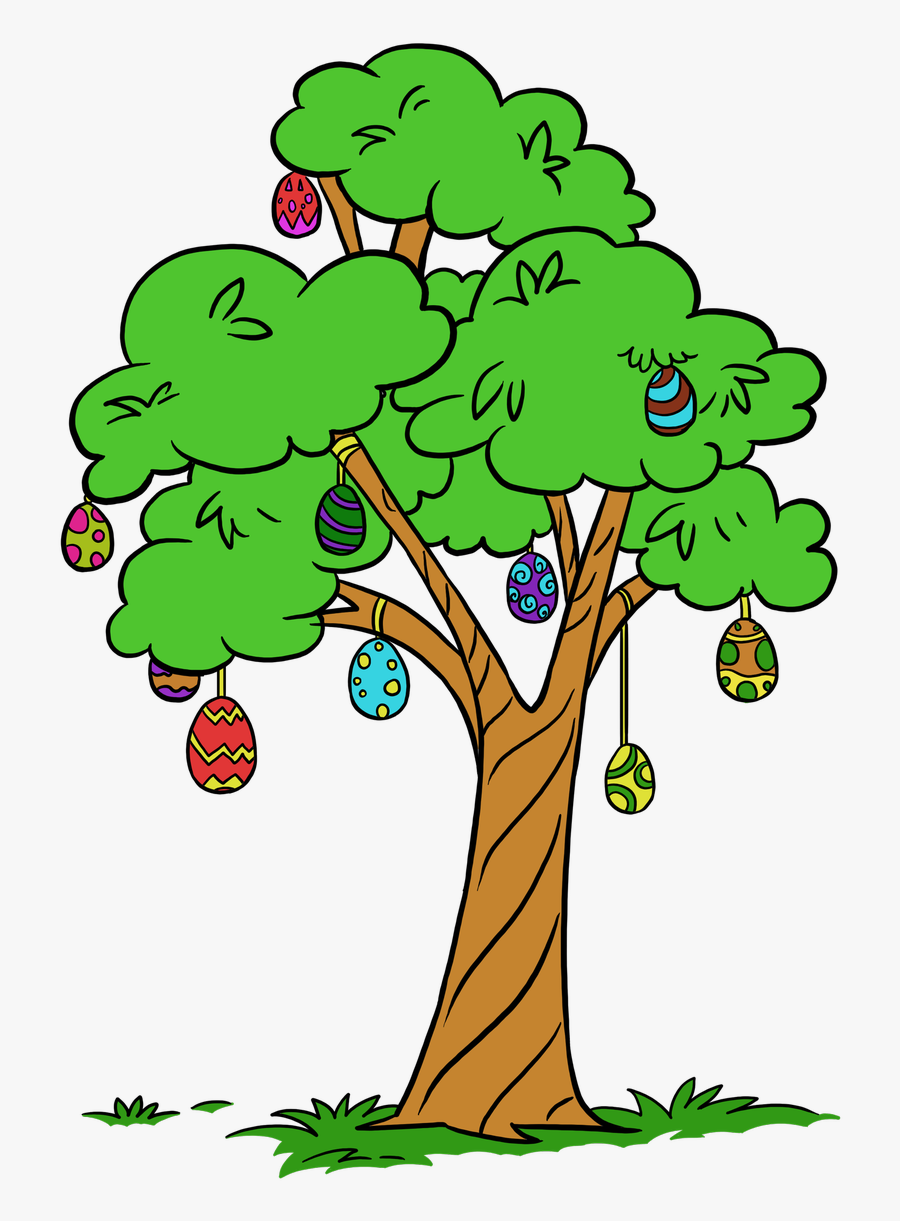 Beautiful Drawing Of Tree Easy, Transparent Clipart