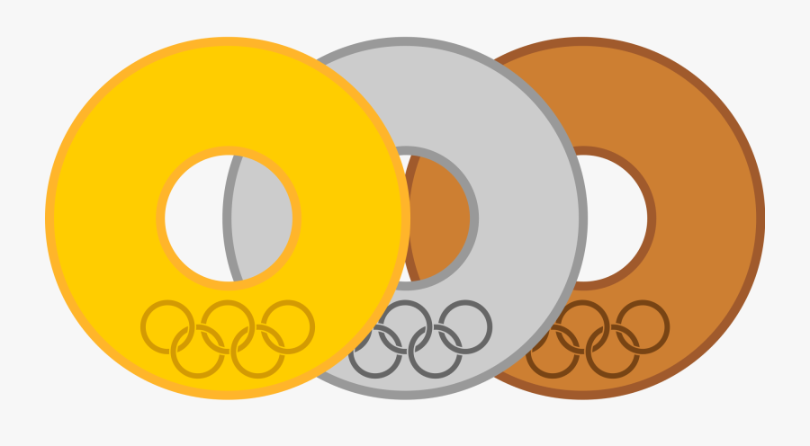 123 Vector Medals - Olympic Medal Svg, Transparent Clipart