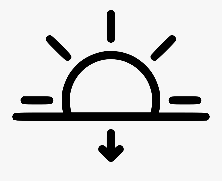 Free Icon Sunset Clipart , Png Download - Sun Cloud Icon Png, Transparent Clipart