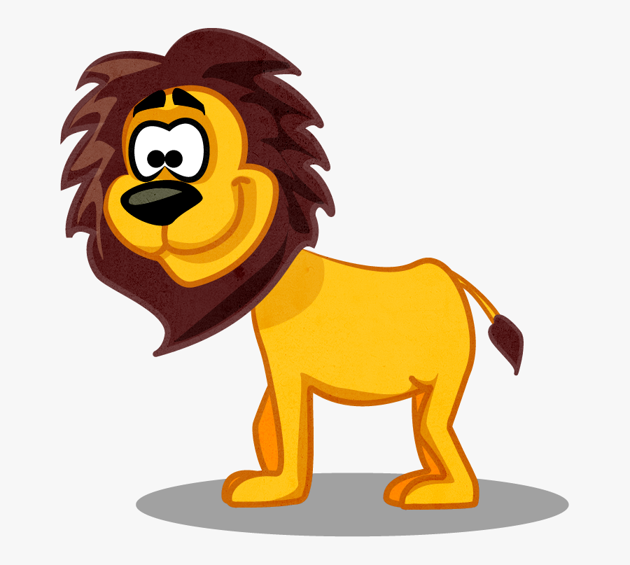 Wow Wall Wow01550 Animal Wall Mural- Saying Hello Clipart - 2d Picture Of A Lion, Transparent Clipart