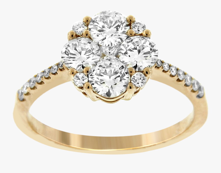 Glk 14k Rose Gold - Engagement Ring, Transparent Clipart
