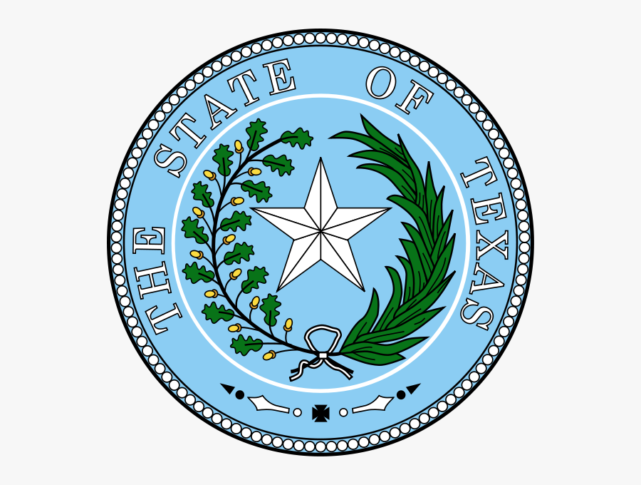 Of The Texas Humbly - Republic Of Texas Seal, Transparent Clipart