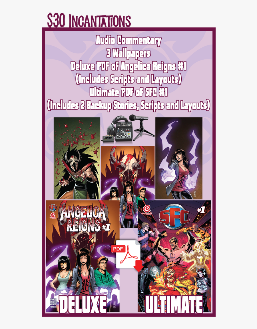 Clip Art Magic Mirror Comics - Poster, Transparent Clipart