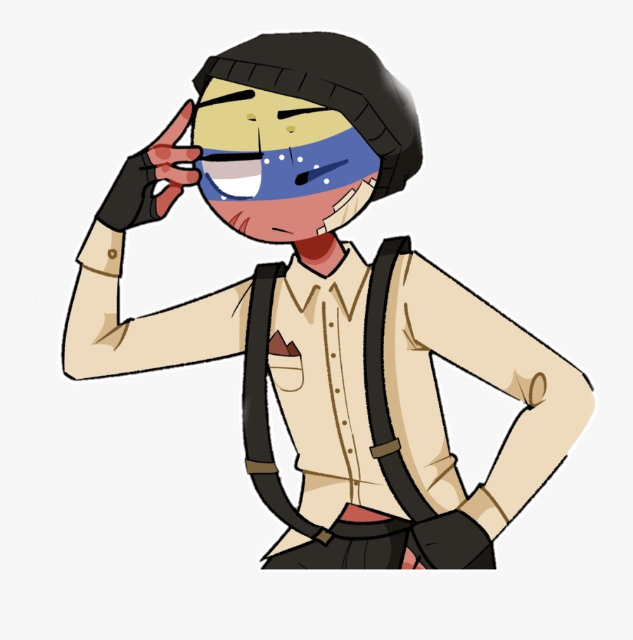 #freetoedit #countryhumans #venezuela #countryhuman - Countryhumans Venezuela, Transparent Clipart