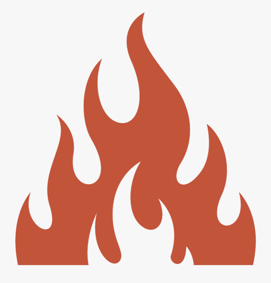 Grill With Flames Silhouette Clipart , Png Download, Transparent Clipart