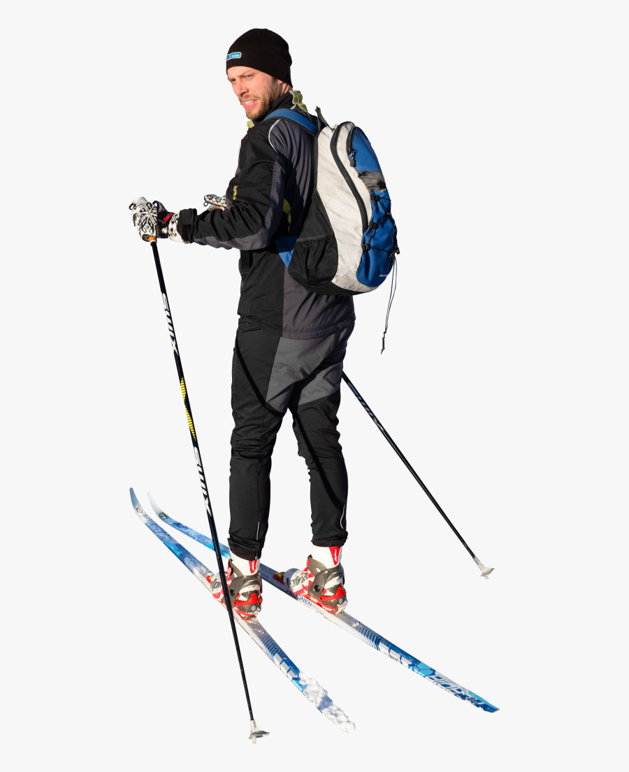 Skis Clipart Ski Man - Cut Out Cross Country Ski, Transparent Clipart
