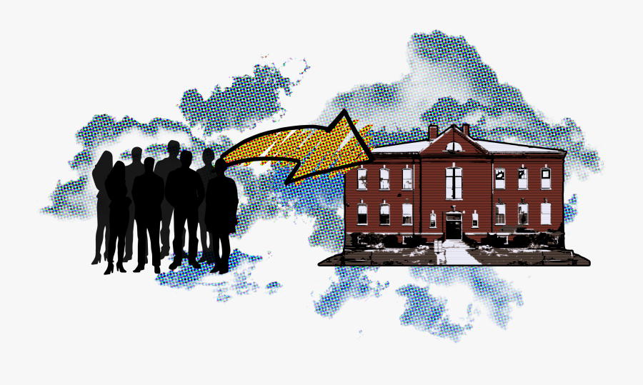 City On A Hill - Illustration, Transparent Clipart