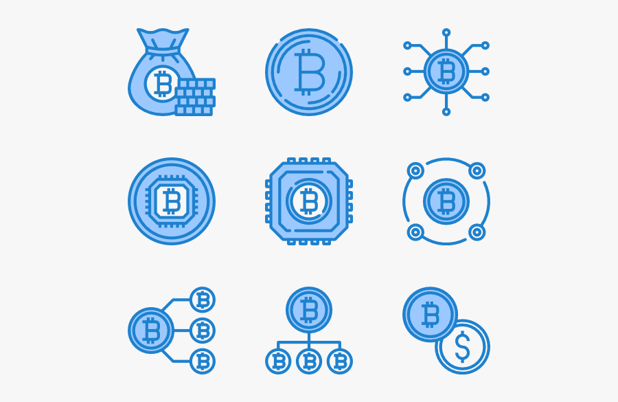 Clip Art Icon Packs Vector - Blockchain Flat Icon Png, Transparent Clipart
