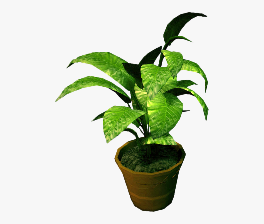 Clip Art Image Dead Rising Small - Small Potted Plant Transparent, Transparent Clipart
