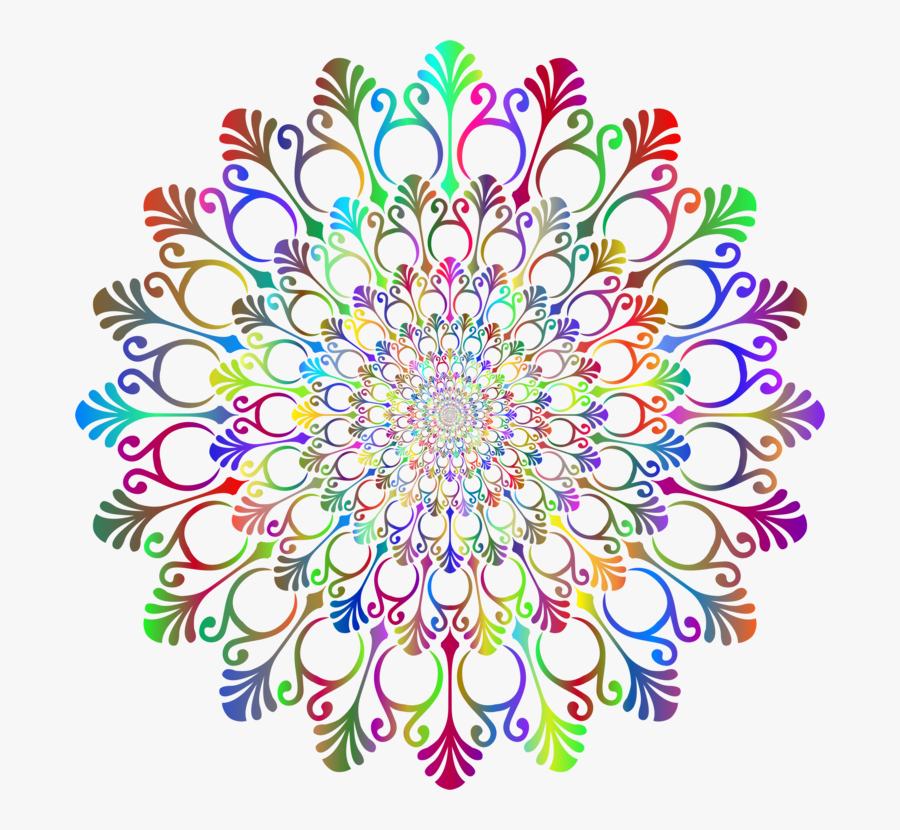 Visual Arts,plant,motif - Geometric Circle Tattoo Design, Transparent Clipart