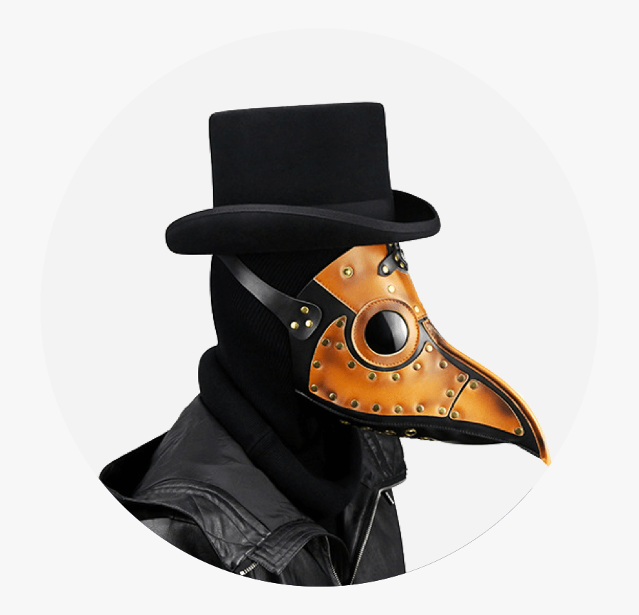 Hat,costume Hat,personal Protective Equipment,helmet,costume - Plague Doctor, Transparent Clipart