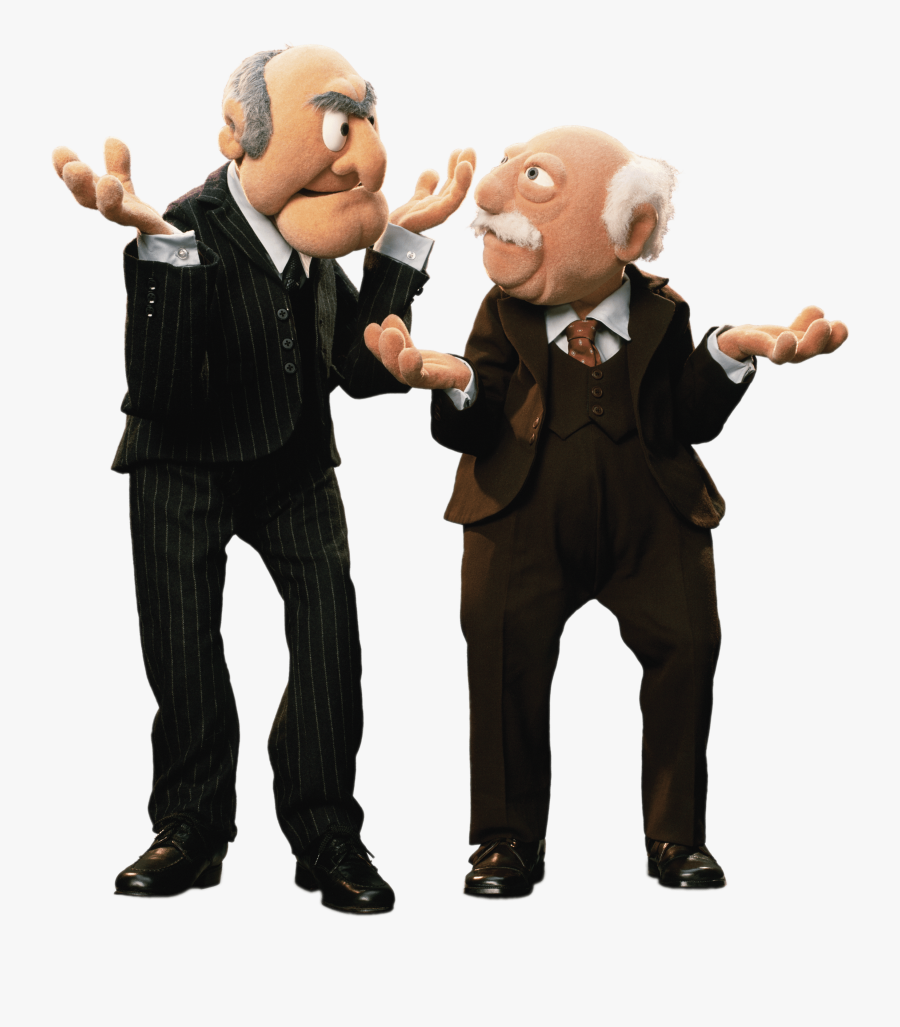 Statler And Waldorf Confused - Statler And Waldorf, Transparent Clipart