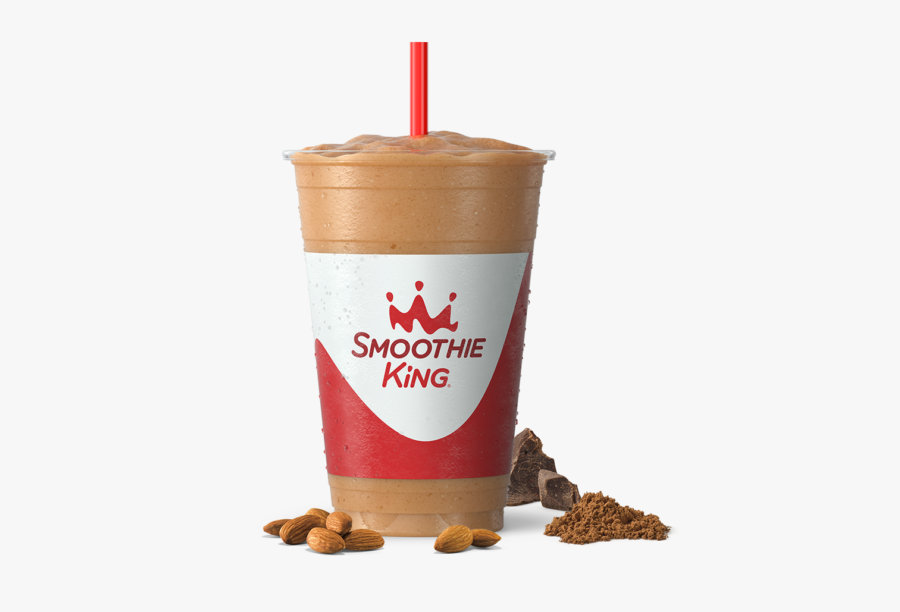 Sk Fitness Coffee High Protein Almond Mocha With Ingredients - Smoothie King Smoothie, Transparent Clipart
