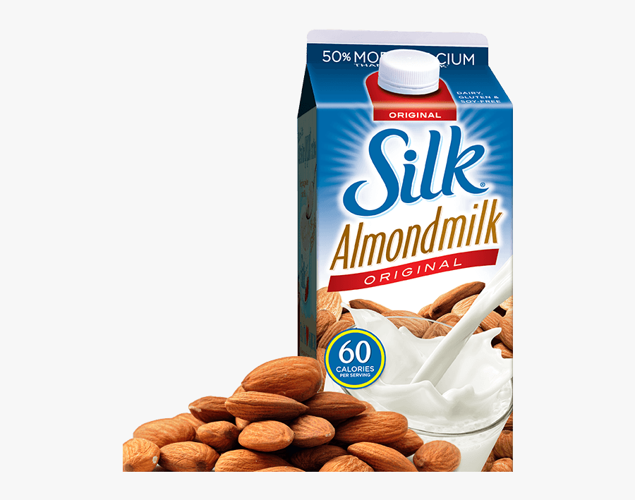 Almond Milk Png - Silk Almond Milk Vanilla, Transparent Clipart