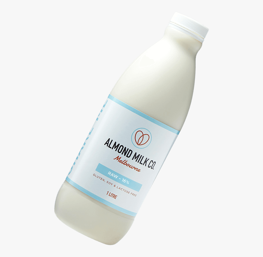 Almond Milk Co - Plastic Bottle, Transparent Clipart