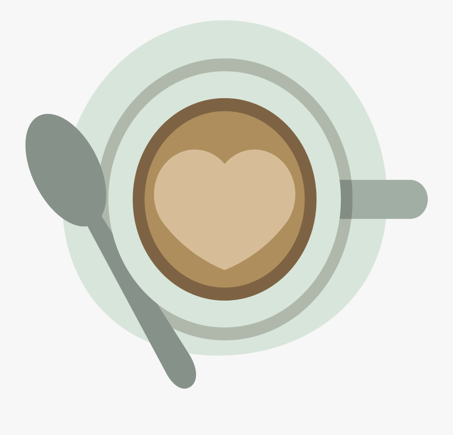 Hearts Clipart Coffee Cup - Circle, Transparent Clipart